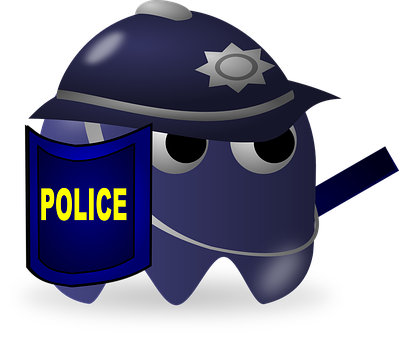 Cartoon Police Character PNG