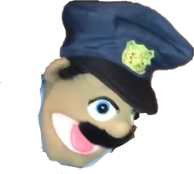 Cartoon Police Officer Head.png PNG