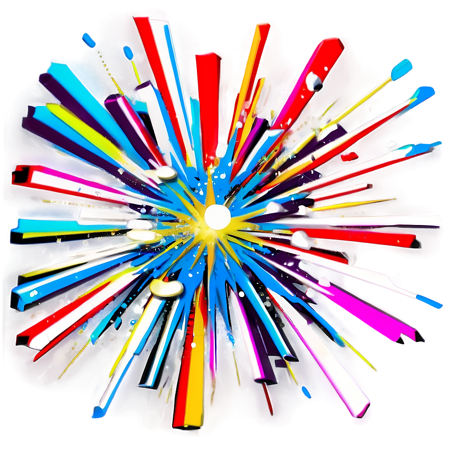 Cartoon Pop Explosion Effect Png Gvl PNG