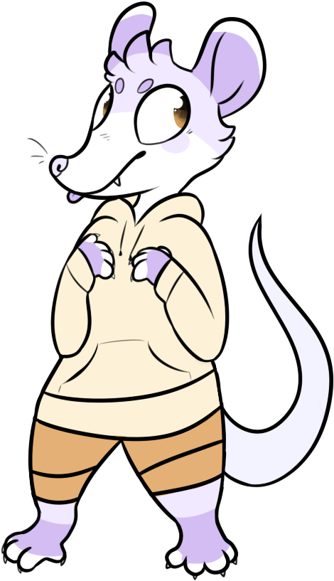 Cartoon_ Possum_ Character PNG