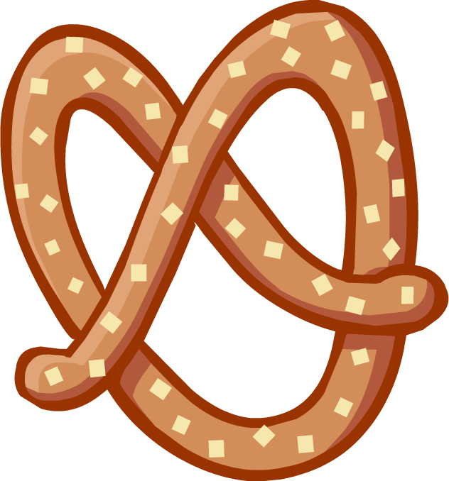 Cartoon Pretzel Illustration PNG