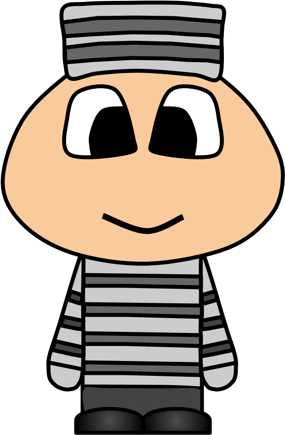Cartoon Prisoner Character.png PNG