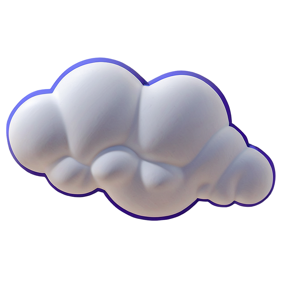 Cartoon Puff Cloud Png 06272024 PNG