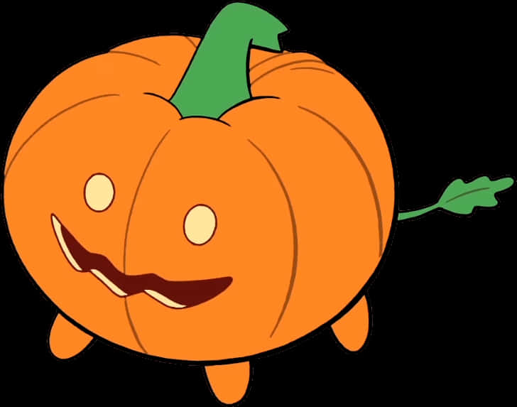 Cartoon Pumpkin Character PNG