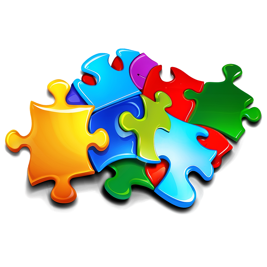 Cartoon Puzzle Pieces Png Kou7 PNG