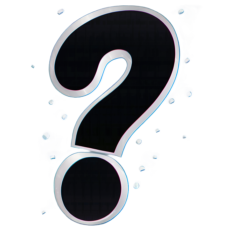 Cartoon Question Mark Transparent Png 17 PNG