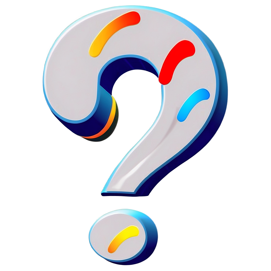 Cartoon Question Mark Transparent Png Vld69 PNG