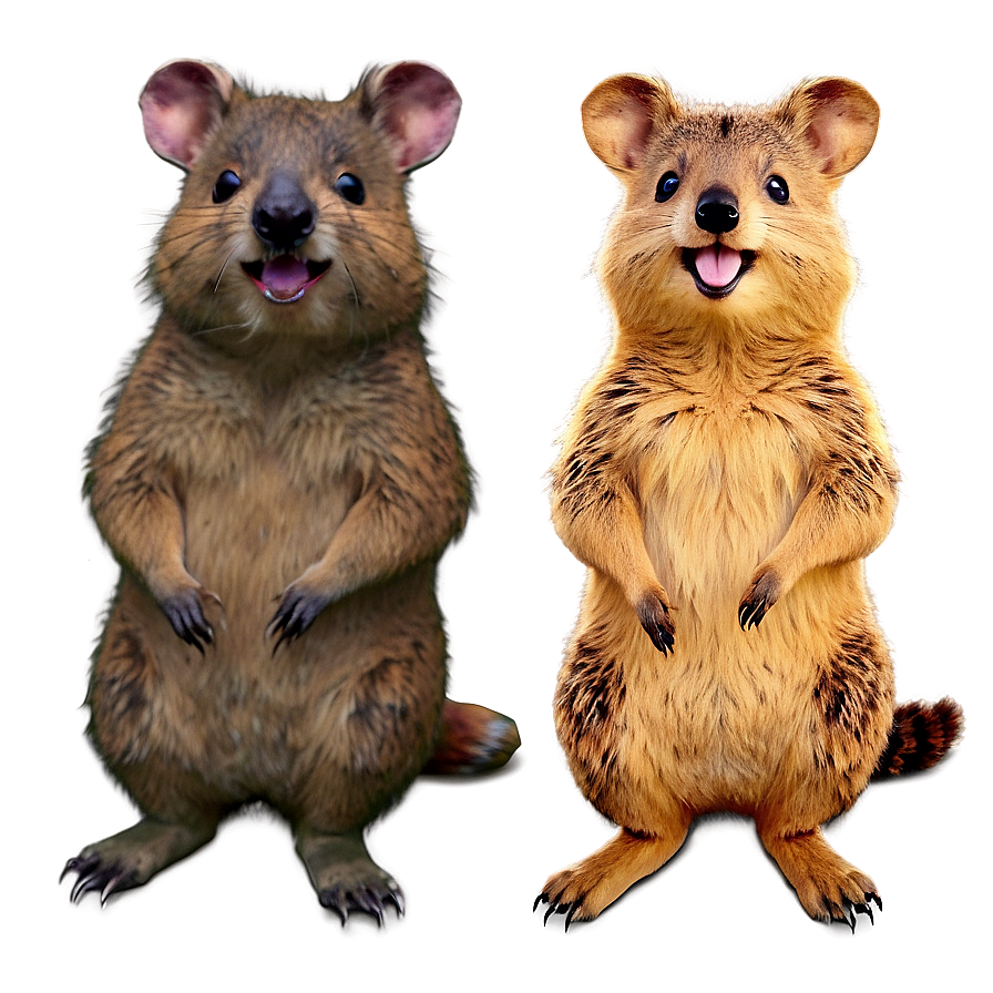 Cartoon Quokka Illustration Png 06242024 PNG