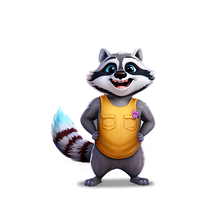 Cartoon Raccoon Character Png 14 PNG