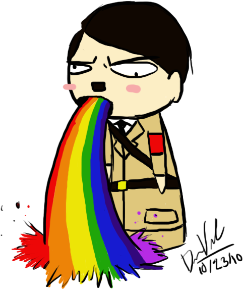 Cartoon Rainbow Vomit PNG