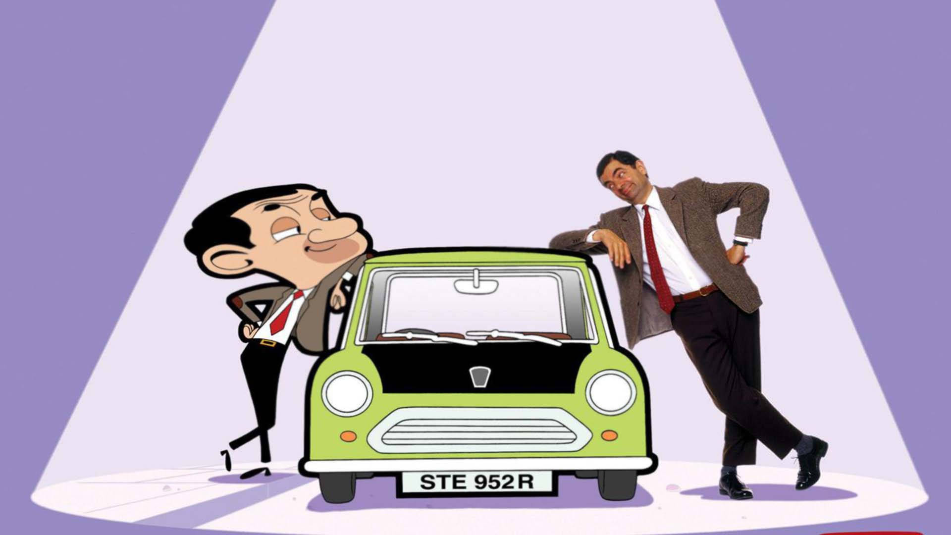 Cartoon Reality Mr. Bean Illustration Background