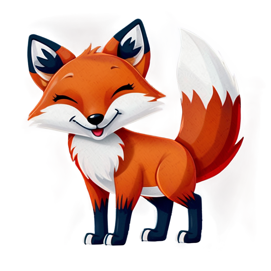 Cartoon Red Fox Png 06242024 PNG