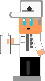 Cartoon Robot Chef Vector PNG