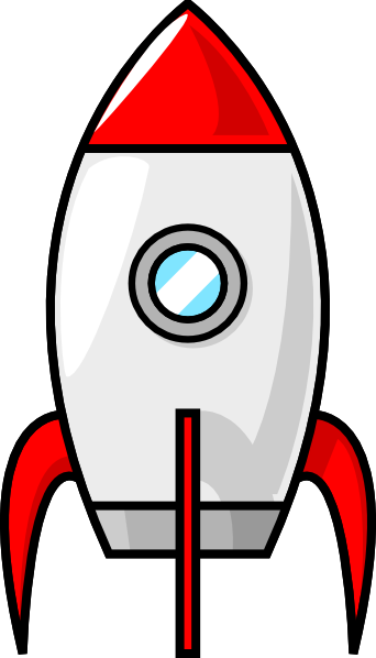 Cartoon Rocket Clipart PNG