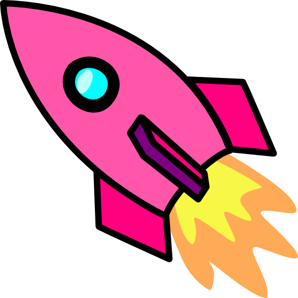 Cartoon Rocket Launch.png PNG