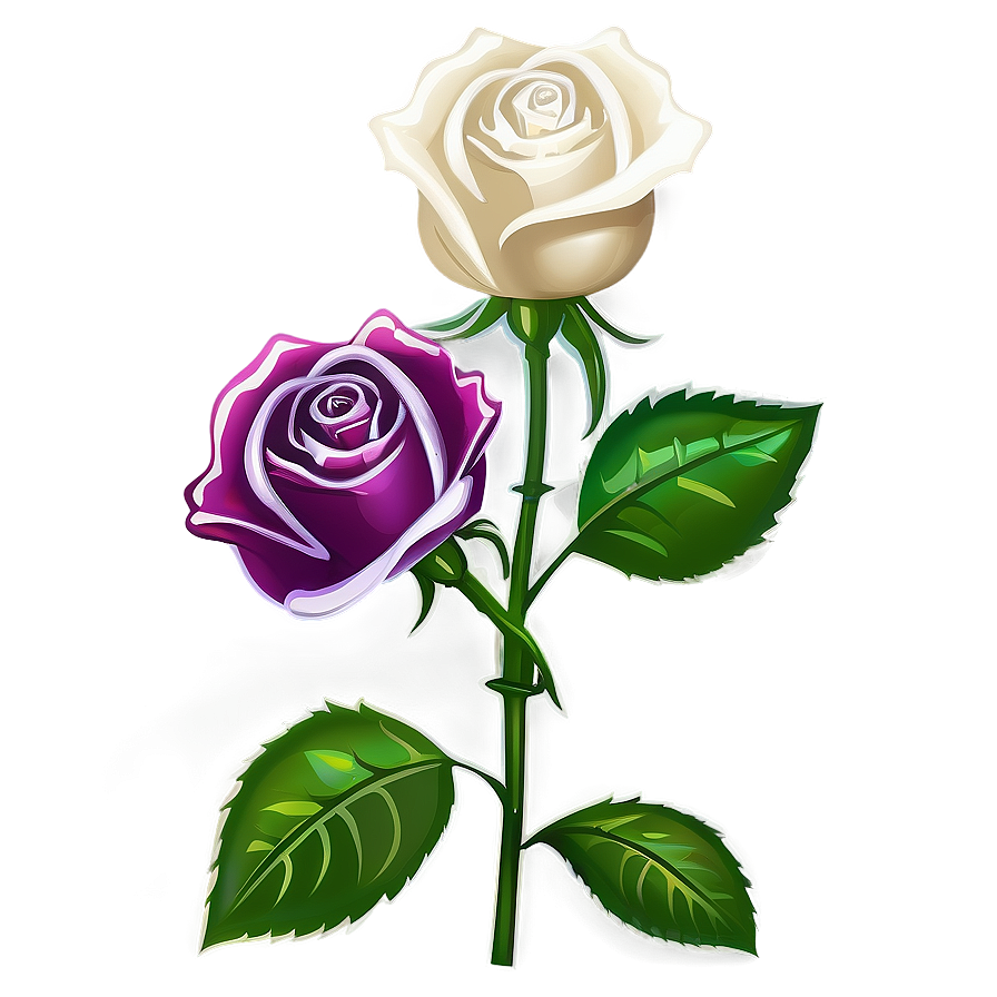 Cartoon Rose Clipart Png Xxc6 PNG