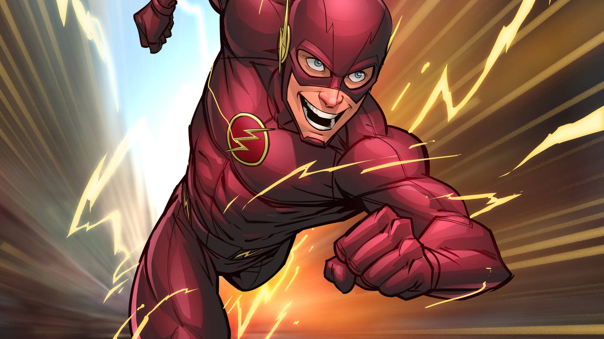 Cartoon Running The Flash