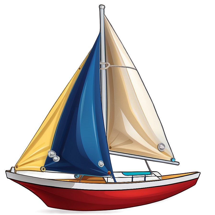 Download Cartoon Sailboat For Kids Png Tqe11 | Wallpapers.com