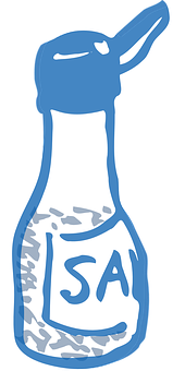 Cartoon Salt Shaker Graphic PNG