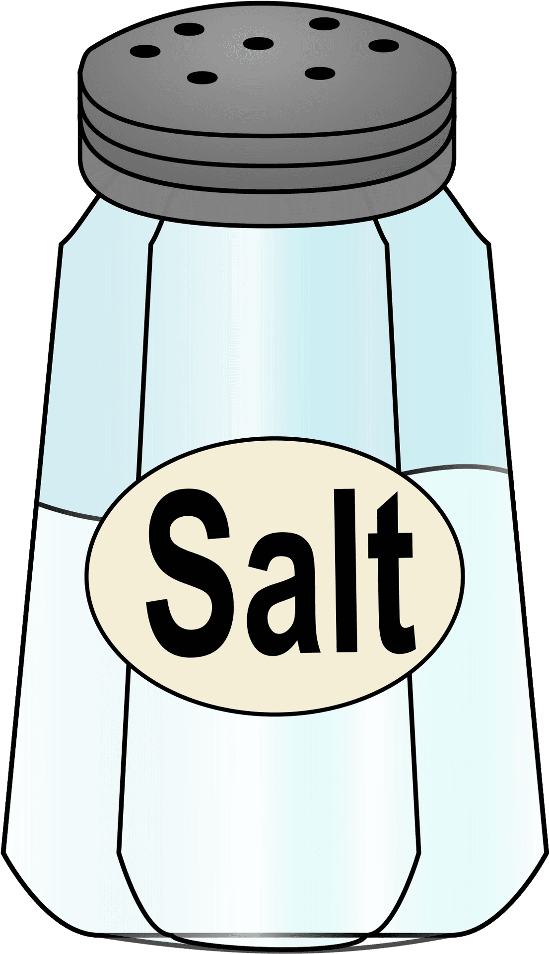 Cartoon Salt Shaker Graphic PNG
