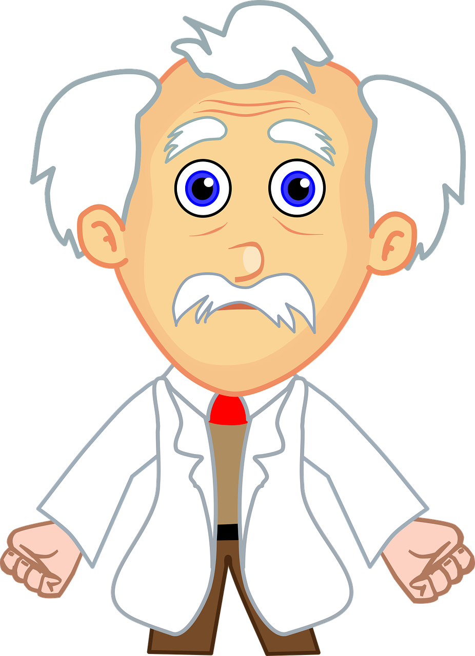 Download Cartoon Scientist Character.png | Wallpapers.com