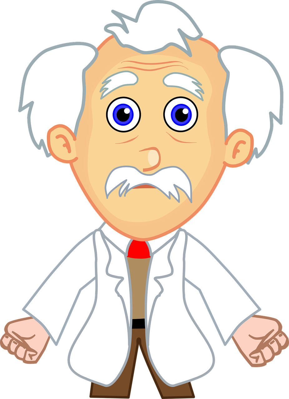 Cartoon Scientist Character.png PNG