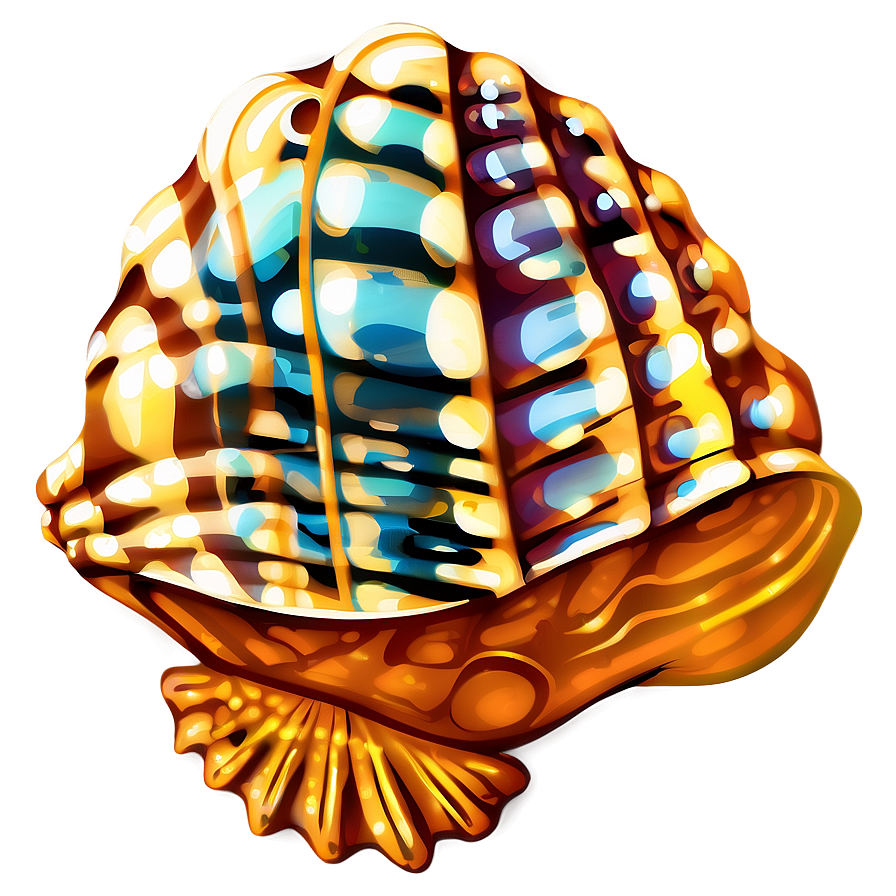 Cartoon Seashell Clipart Png 06262024 PNG