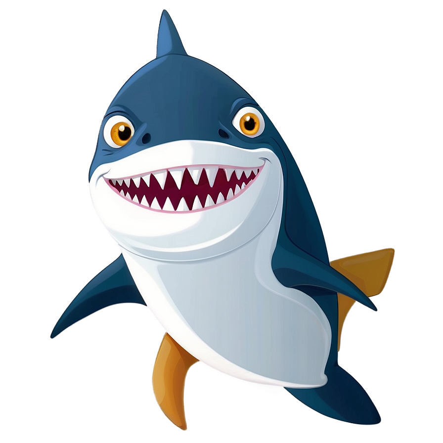 Download Cartoon Shark Character Png 9 | Wallpapers.com