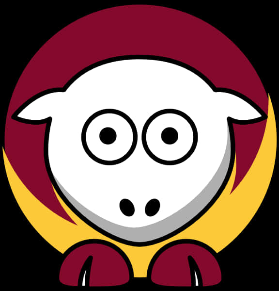 Cartoon Sheep Chiefs Logo Parody PNG