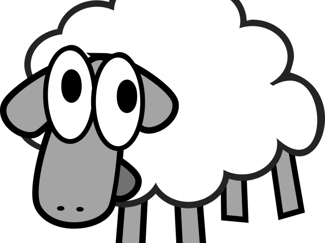 Cartoon Sheep Illustration PNG