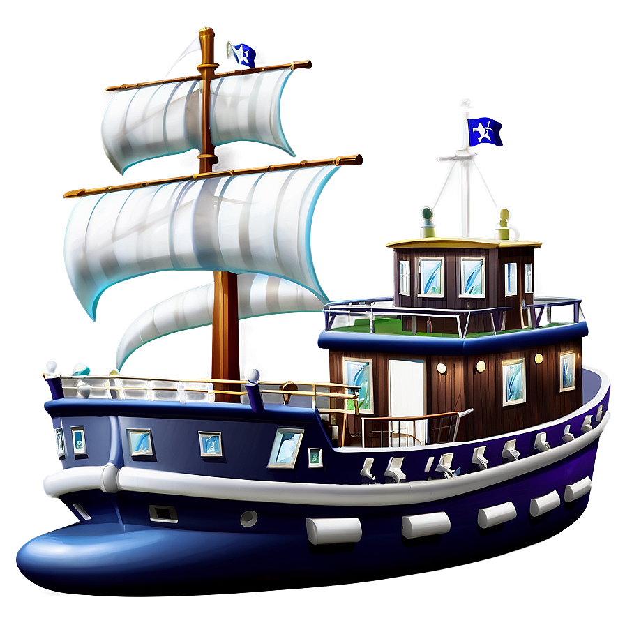 Download Cartoon Ship Png Oub82 | Wallpapers.com