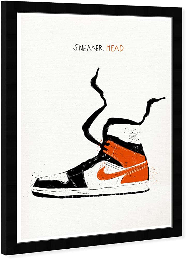 Humorous Cartoon Shoe