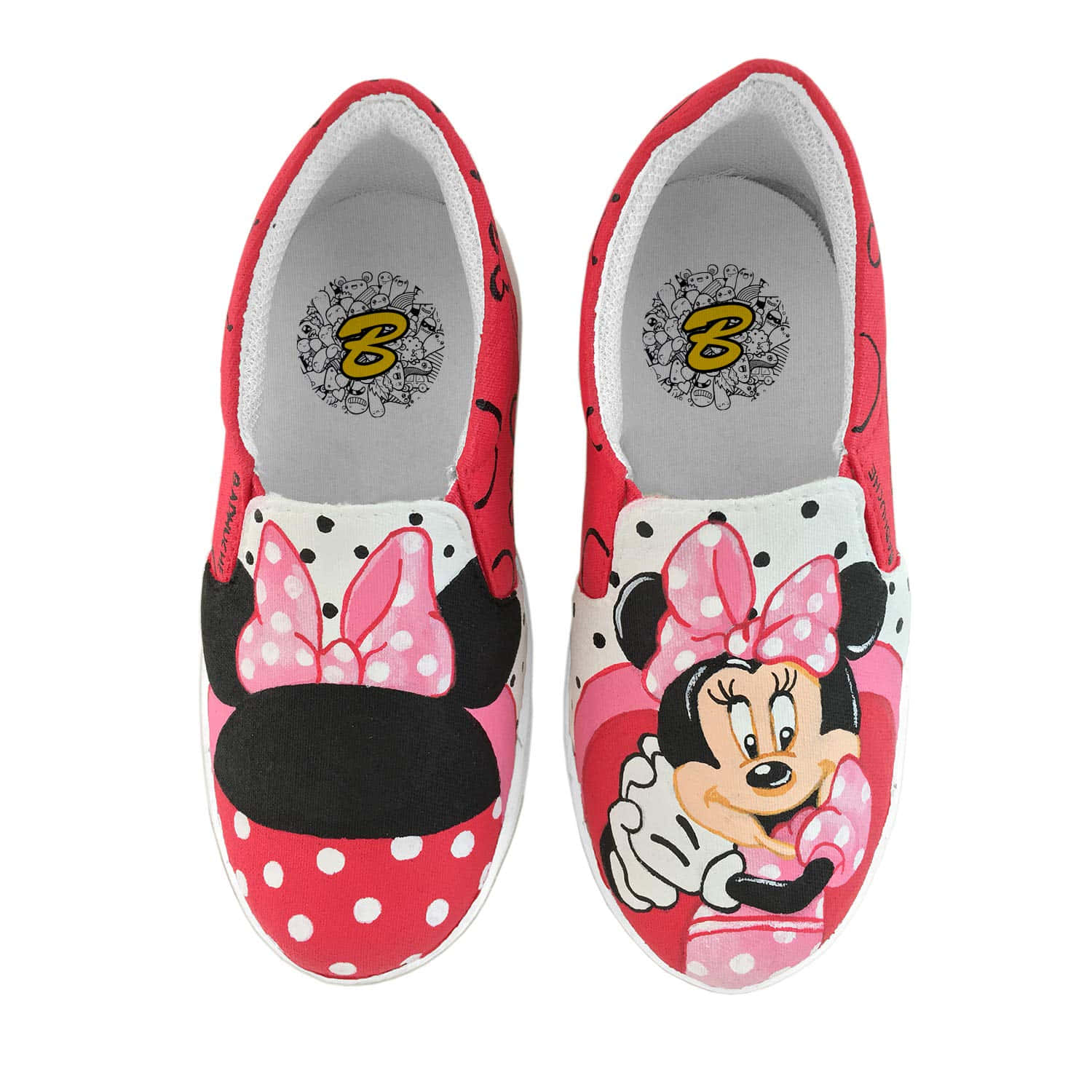 Minniemouse Slip-on Shoes Would Be Translated To 