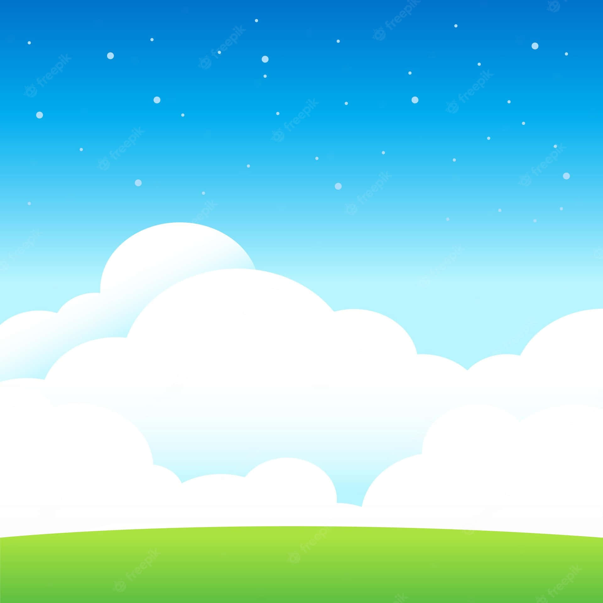 Cartoon Sky Background 2000 X 2000