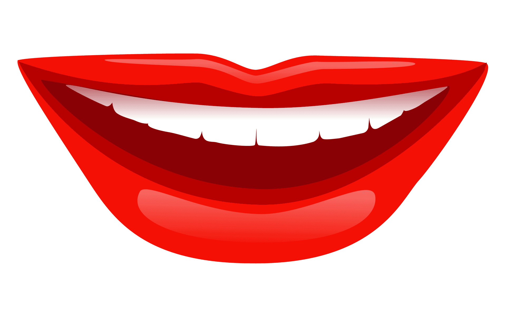 Cartoon Smile Graphic PNG