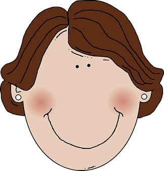 Cartoon Smile Portrait PNG