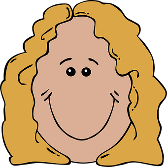 Cartoon Smiling Face Illustration PNG