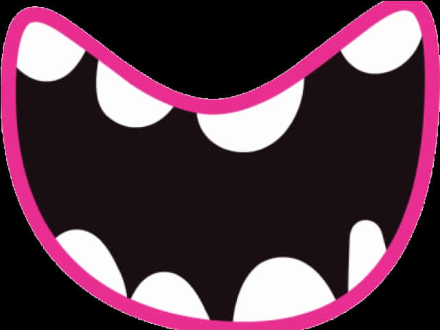 Cartoon Smiling Mouth.png SVG