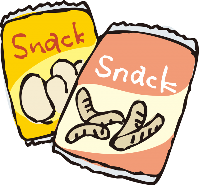 Cartoon Snack Packages Illustration PNG