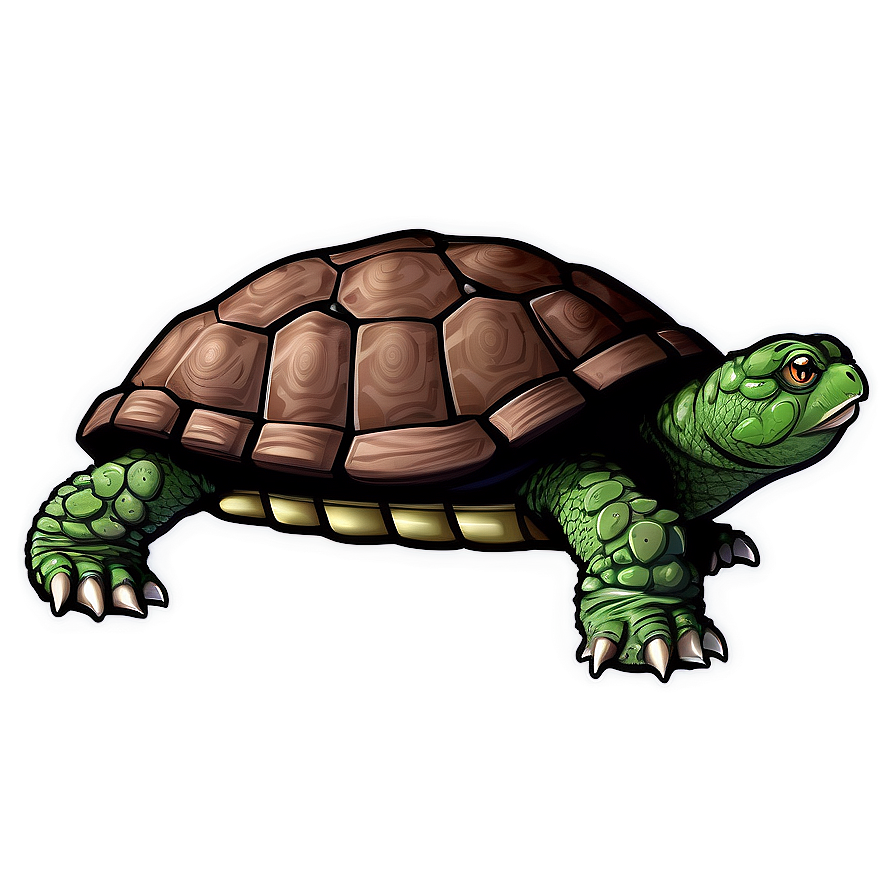 Cartoon Snapping Turtle Character Png 86 PNG