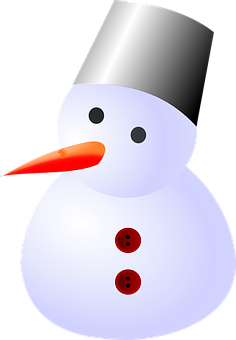 Cartoon Snowman Graphic PNG