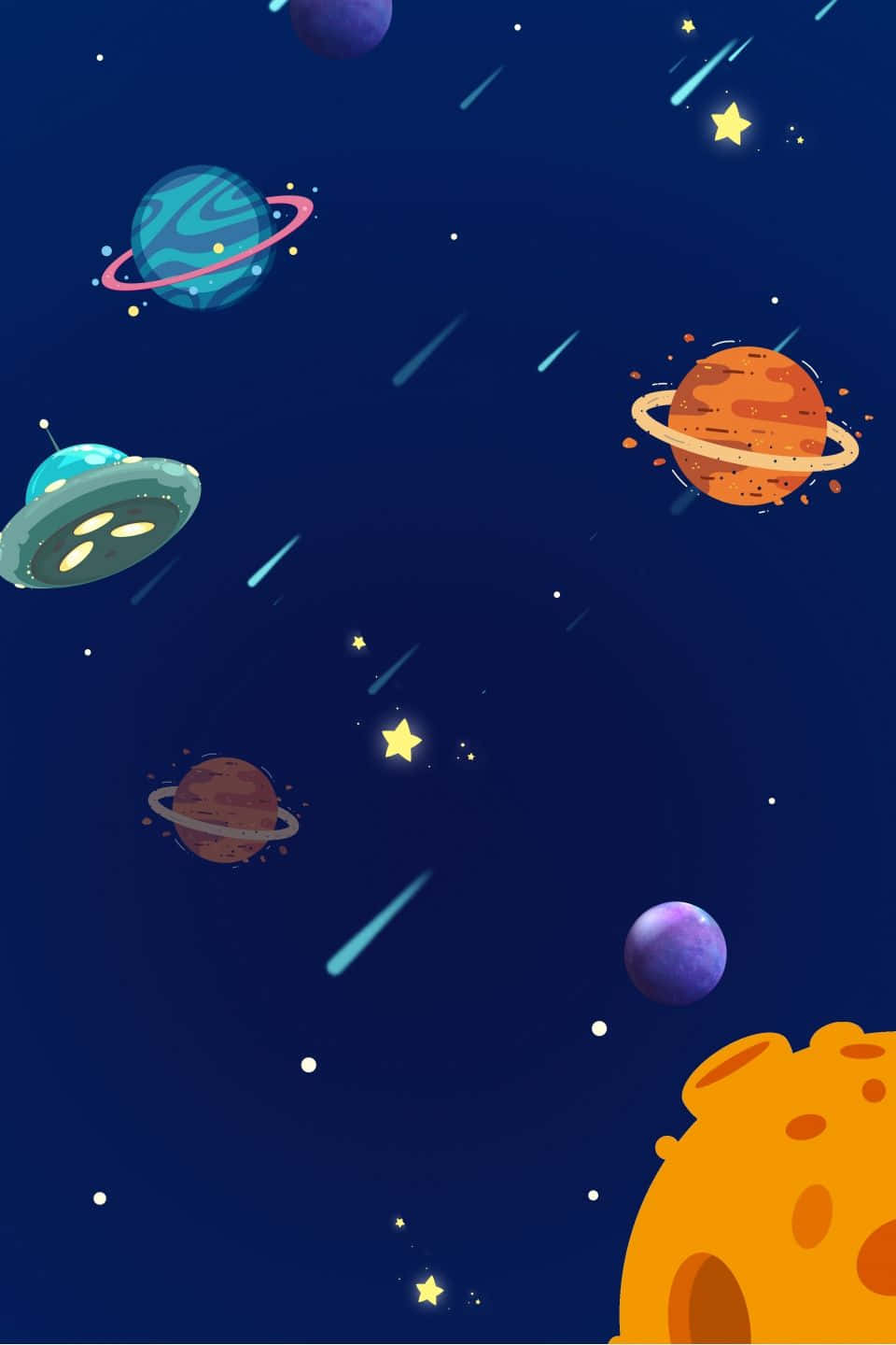 Explore the outer space! Wallpaper