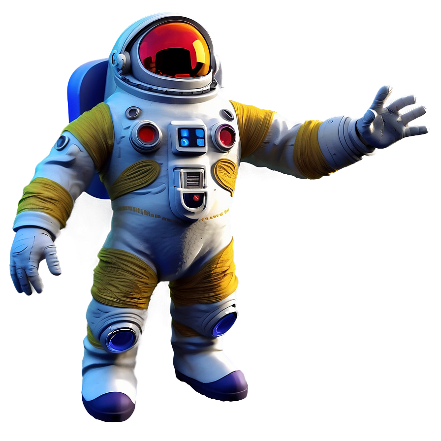 Download Cartoon Spaceman Illustration Png Gqy | Wallpapers.com