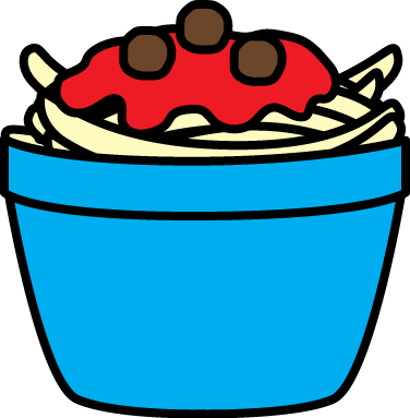 Cartoon Spaghetti Bowl PNG