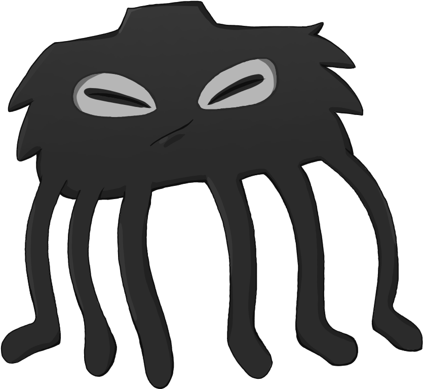 Cartoon Spider Silhouette PNG