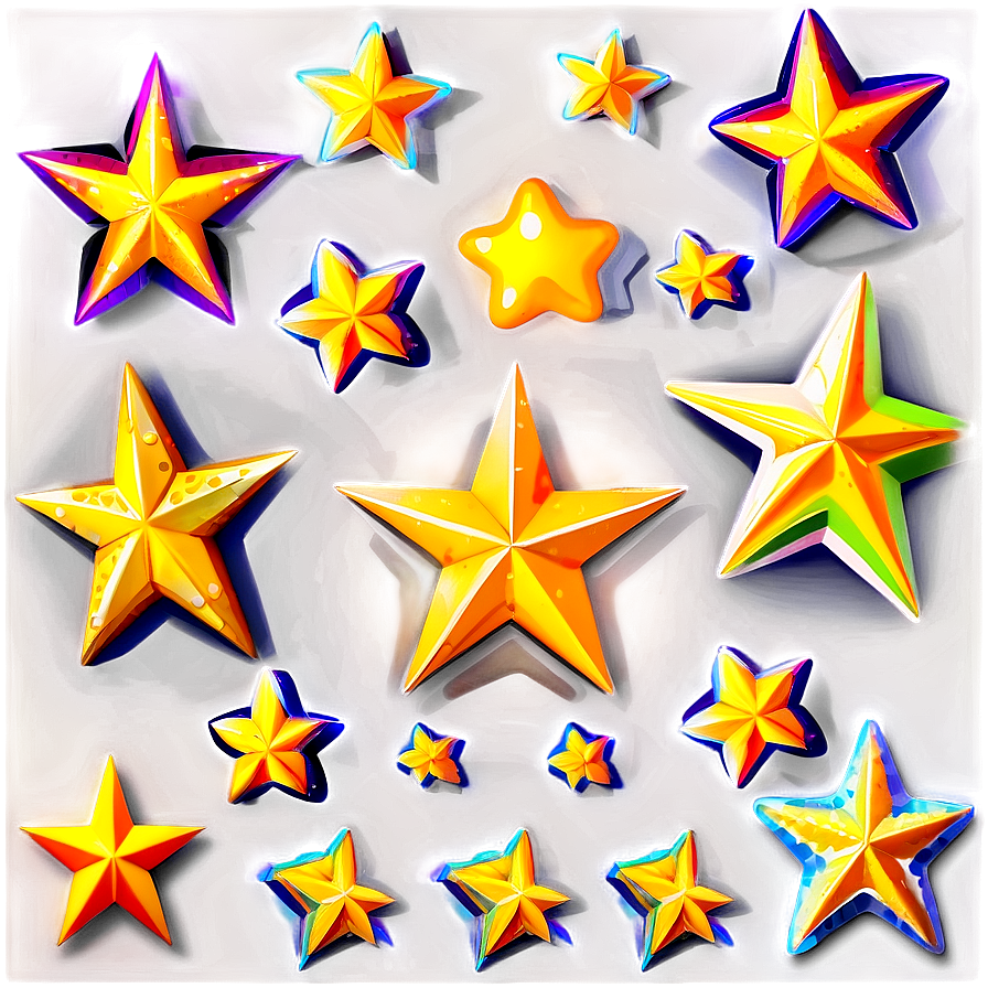 Cartoon Star Background Png 75 PNG