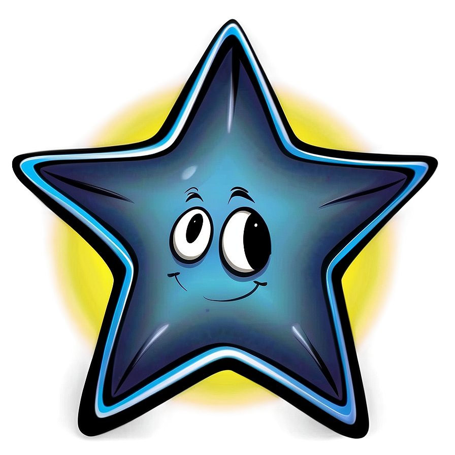 Cartoon Star Design Png 06132024 PNG