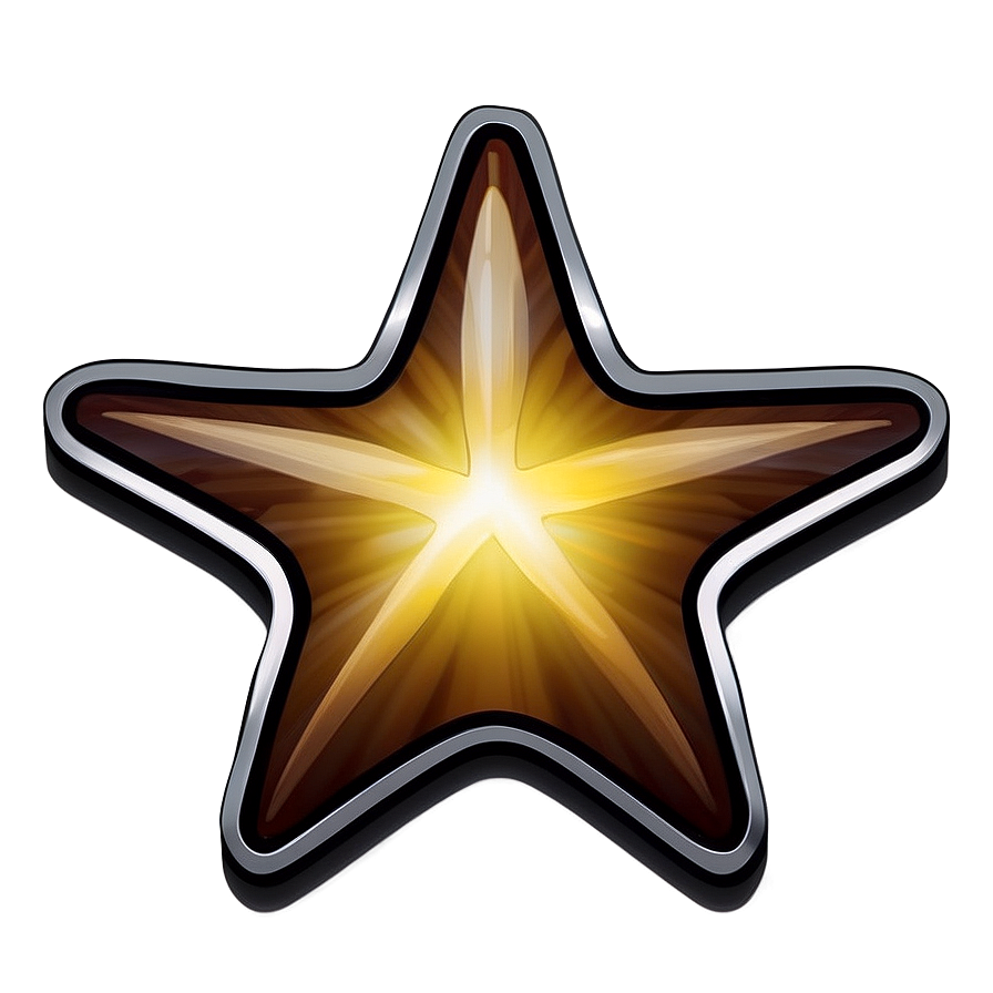 Cartoon Star Icon Png Oua PNG