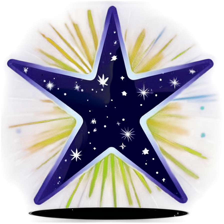 Cartoon Star Silhouette Png Xge47 PNG