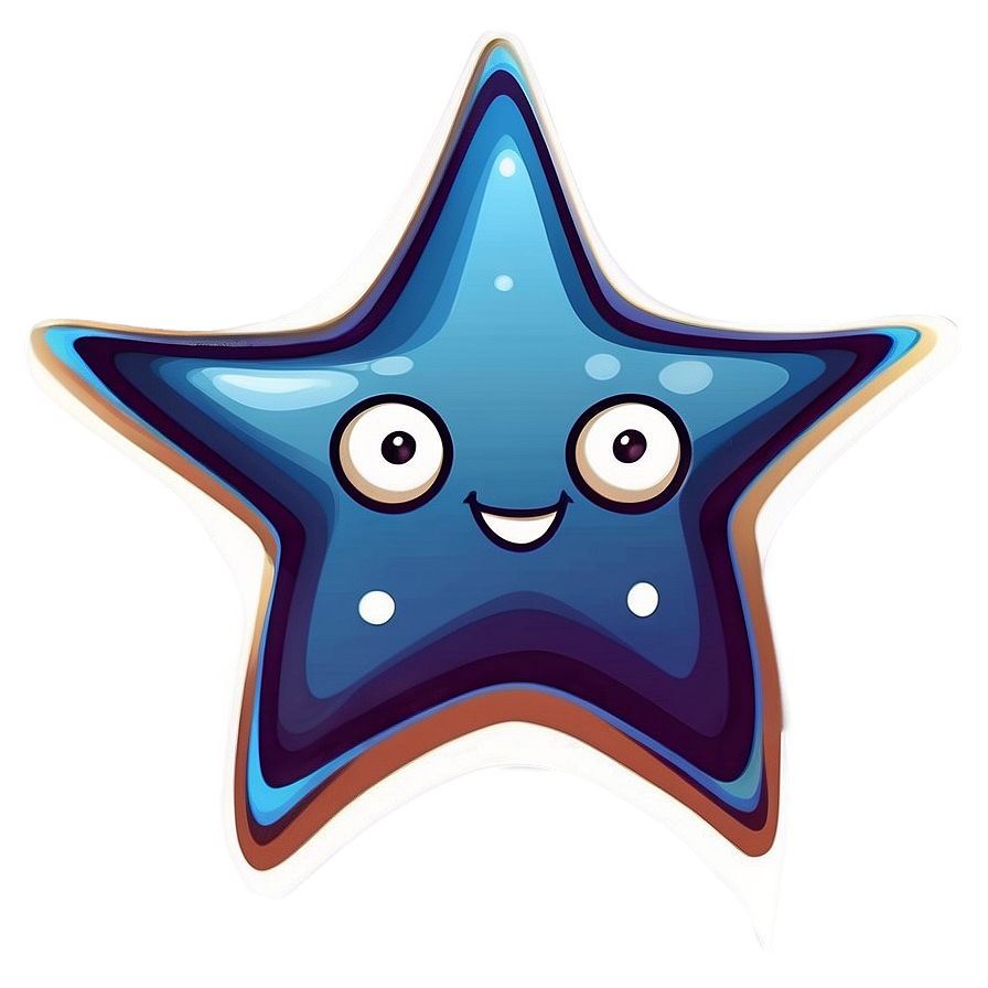 Cartoon Star Sticker Png Urw PNG